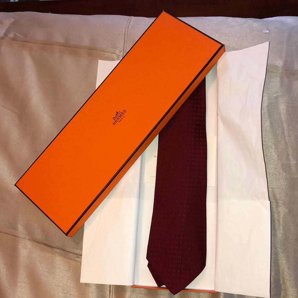 Hermès tie from Paris